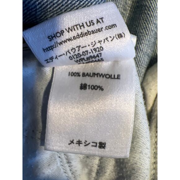 Eddie Bauer Jeans Women’s 29x29 Light Wash Genuine Boot Cut 100% Cotton Denim - Picture 7 of 8